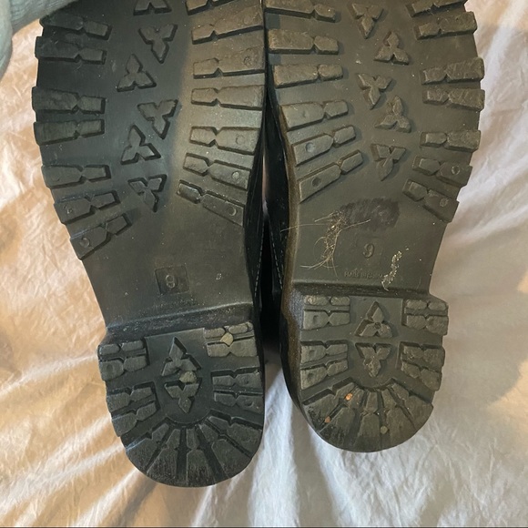 Black Tommy Hilfiger Buckle Rain Boots - Picture 6 of 6